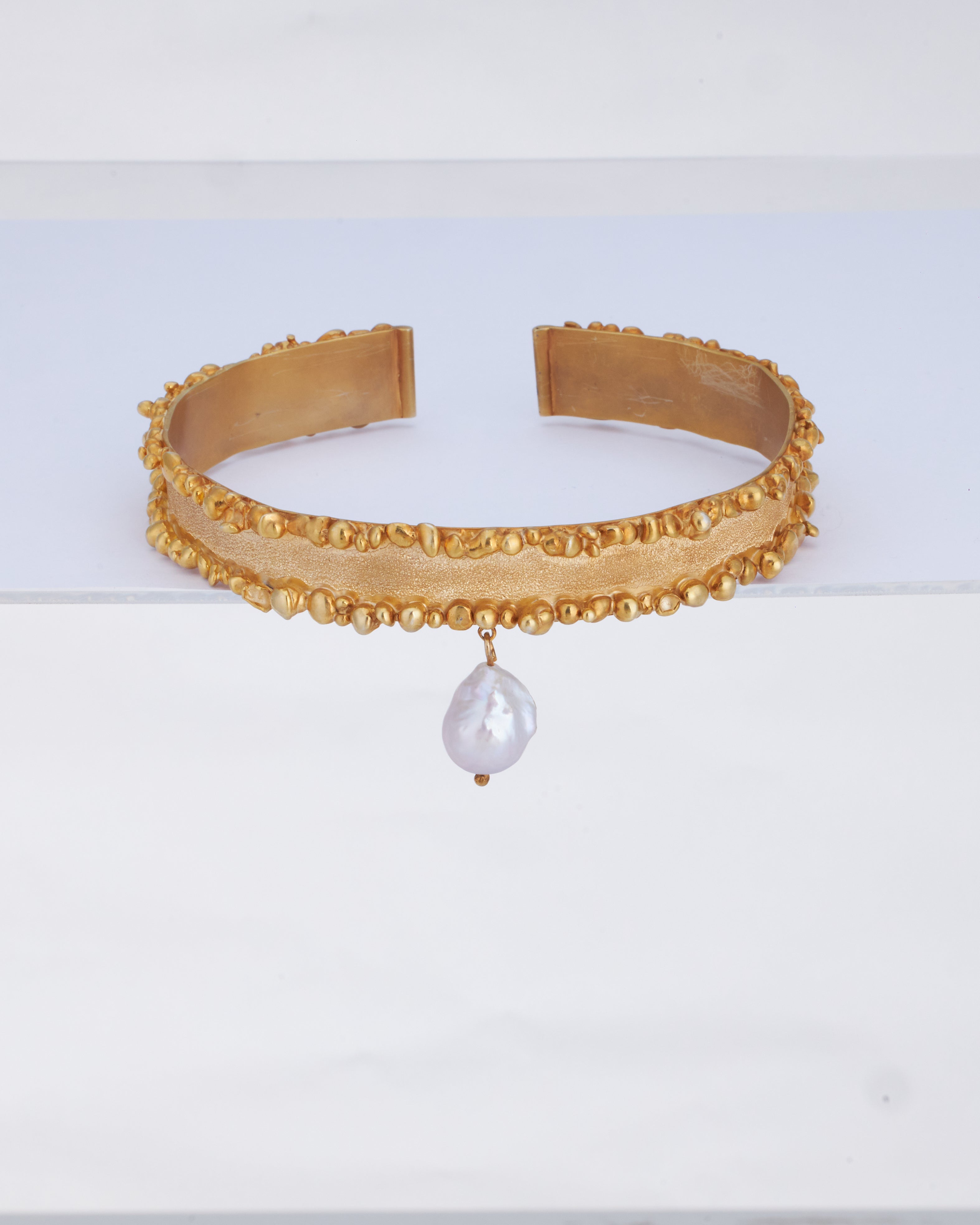 White Pearl Arm Cuff